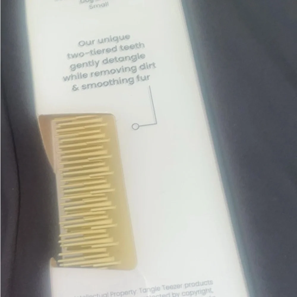 Pet Teezer Yellow Dog Grooming Brush